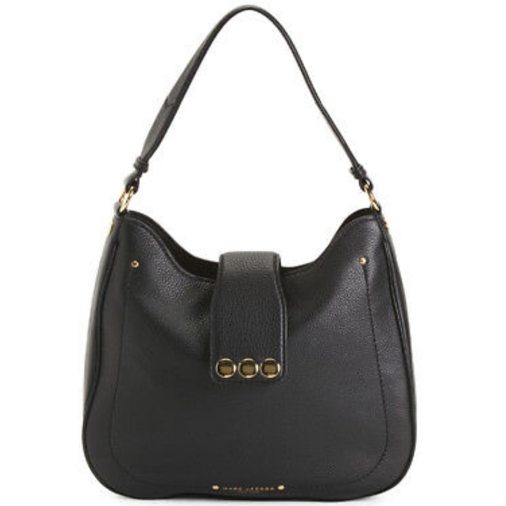 Marc Jacobs The Stud Leather Hobo Shoulder Bag